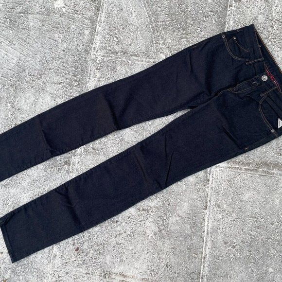 Replay Women Jeans Dark Washed Blue Denim Jeans Size 28 - Picture 3 of 9